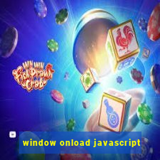 window onload javascript